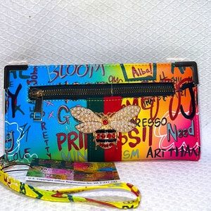 NWT Colorful Graffiti Purse.